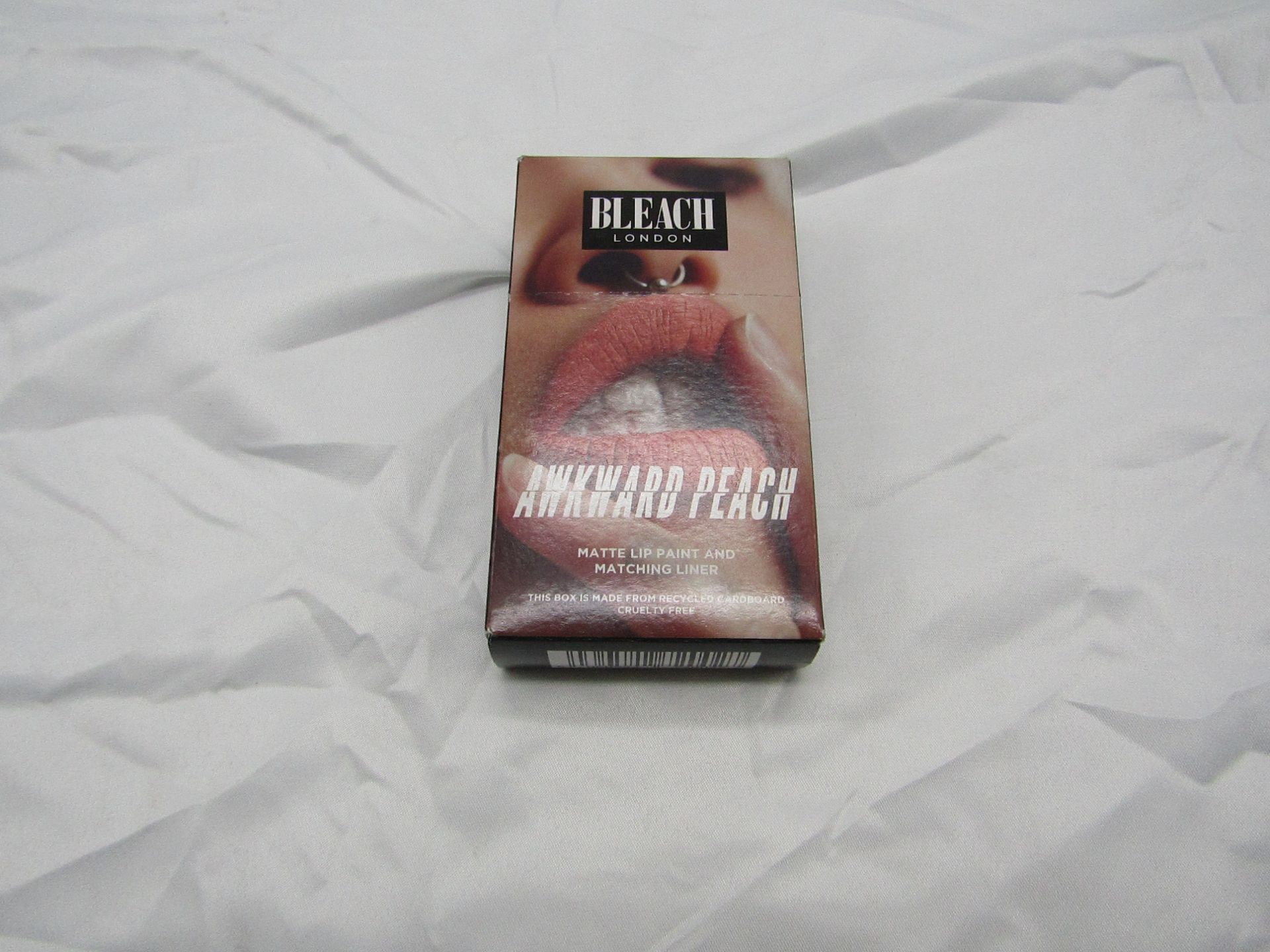 2x Bleach London - Awkward Peach Matte Lip Paint & Matching Liner - New & Boxed.