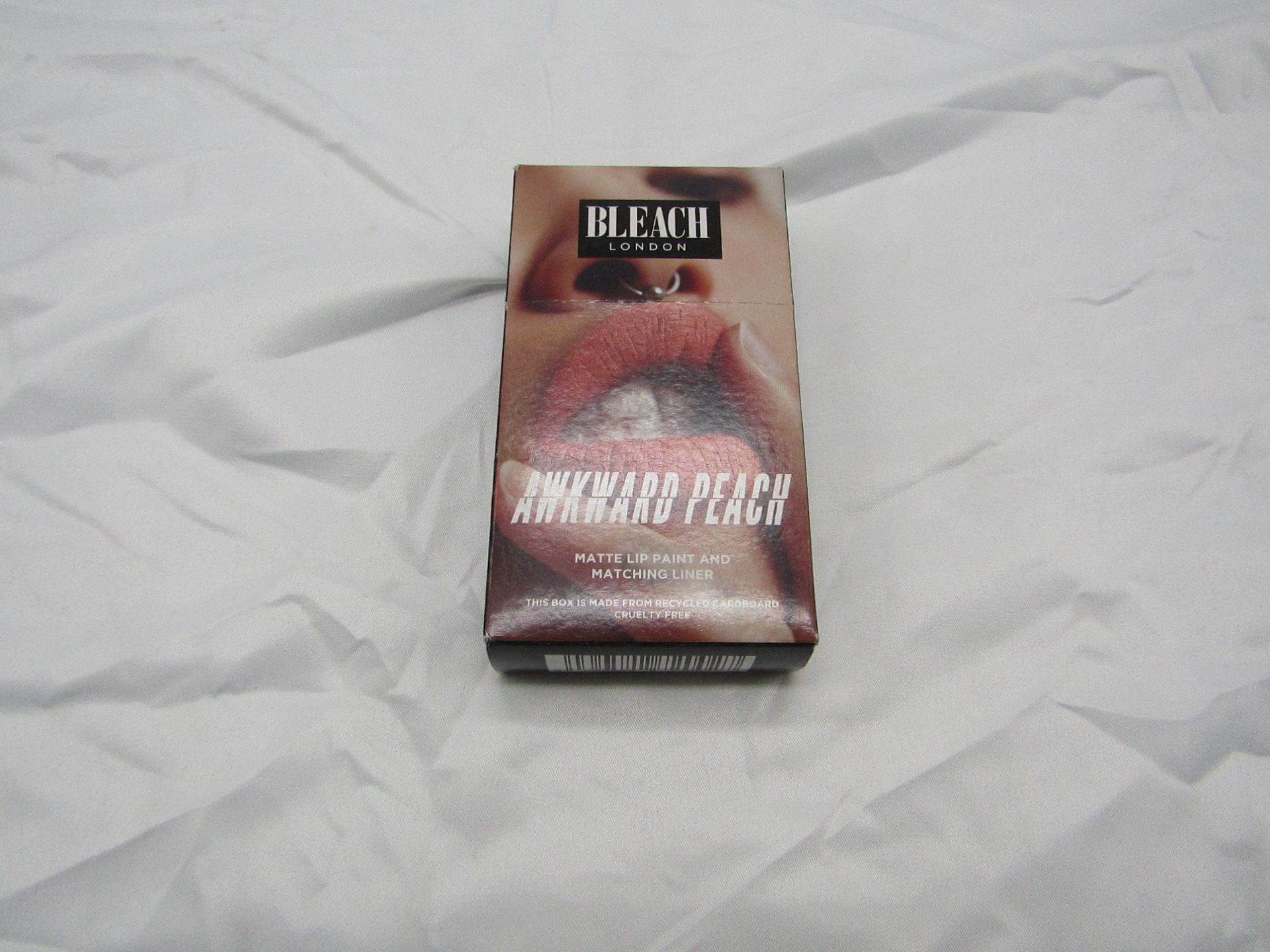 2x Bleach London - Awkward Peach Matte Lip Paint & Matching Liner - New & Boxed.