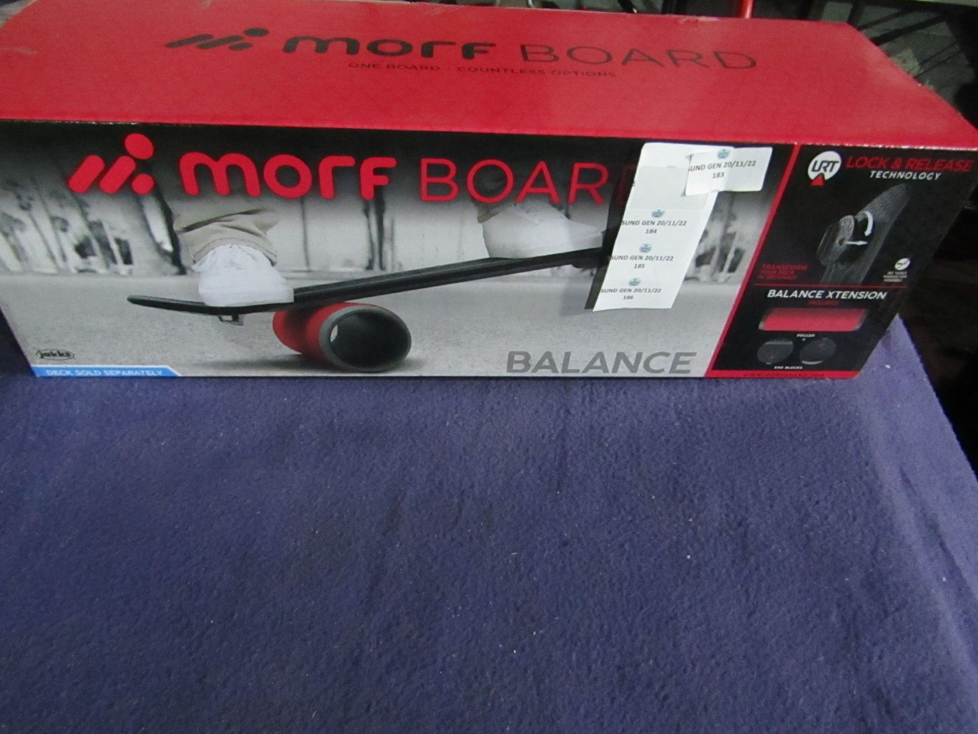 Murf Board - Balance Xtension Roller & End Blocks ( Deck Sold Separately ) - Unchecked & Boxed.