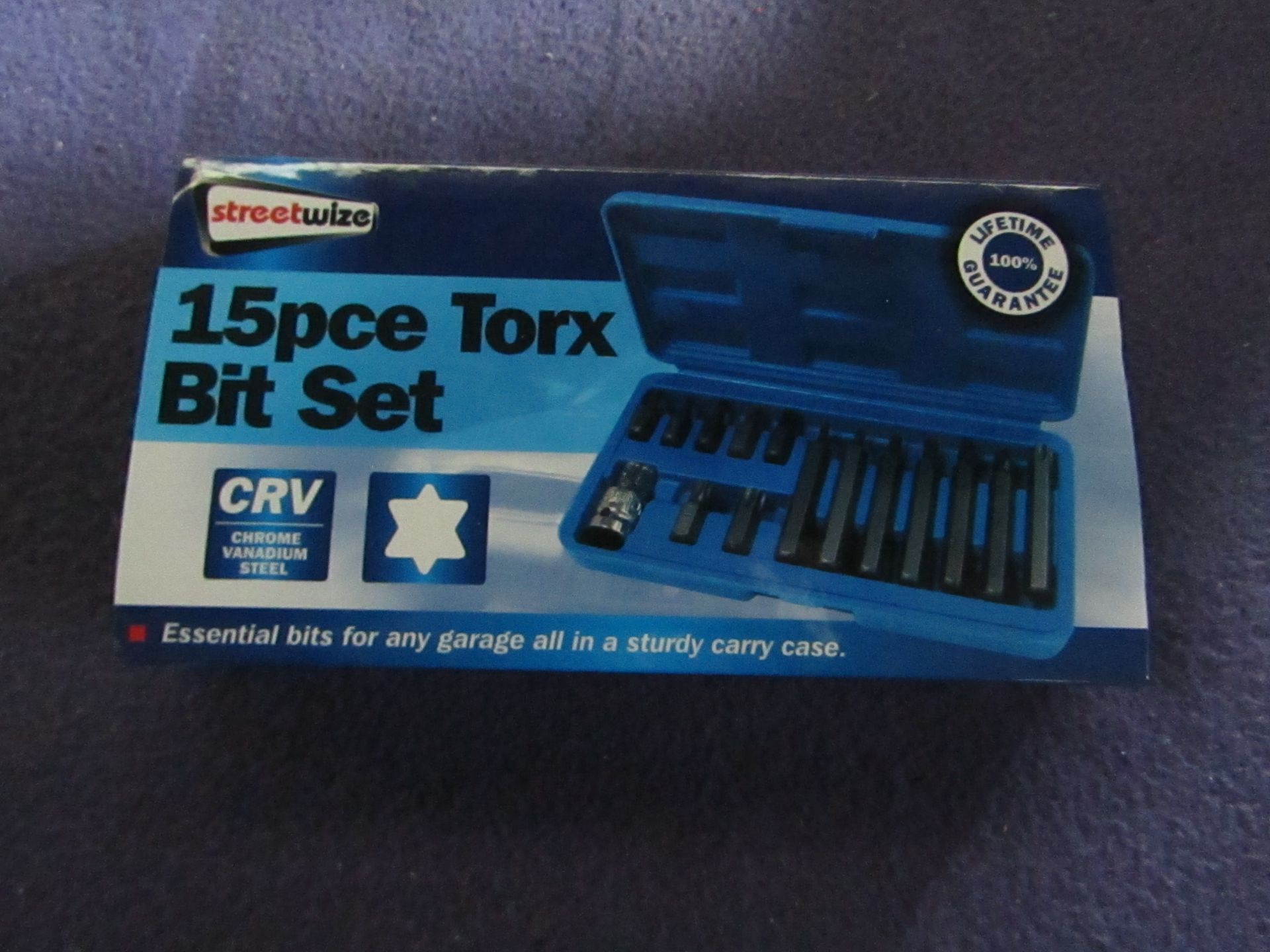 Streetwize - 15-Piece Torx Bit Set - New & Packaged.