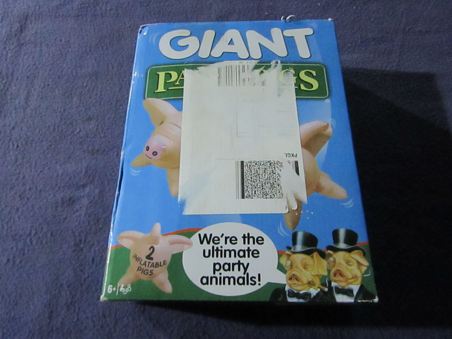 Giant Pas The Pig Inflatables - Unchecked & Boxed.