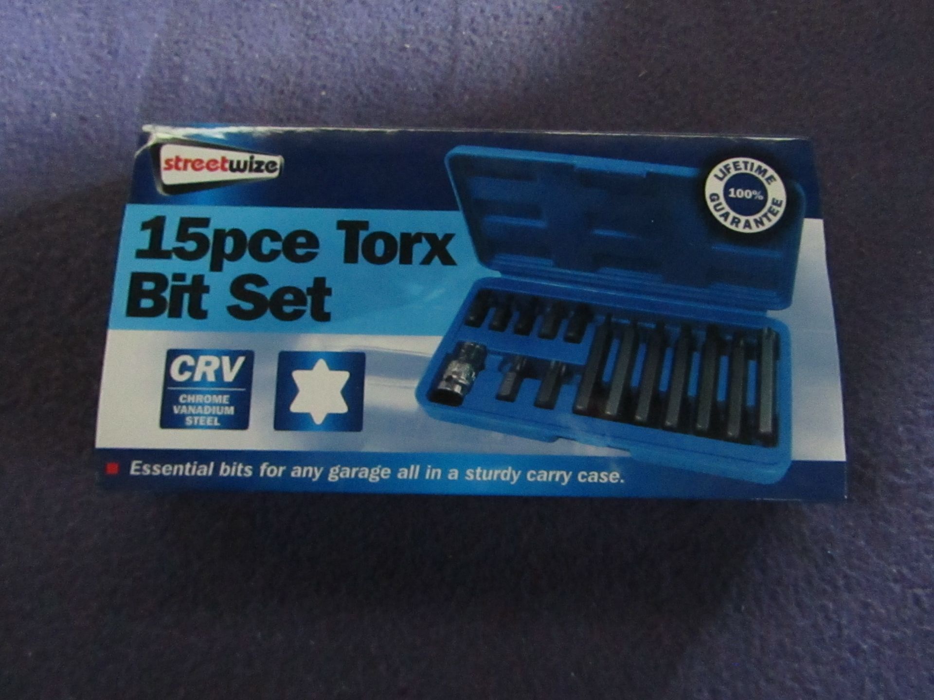 Streetwize - 15-Piece Torx Bit Set - New & Packaged.