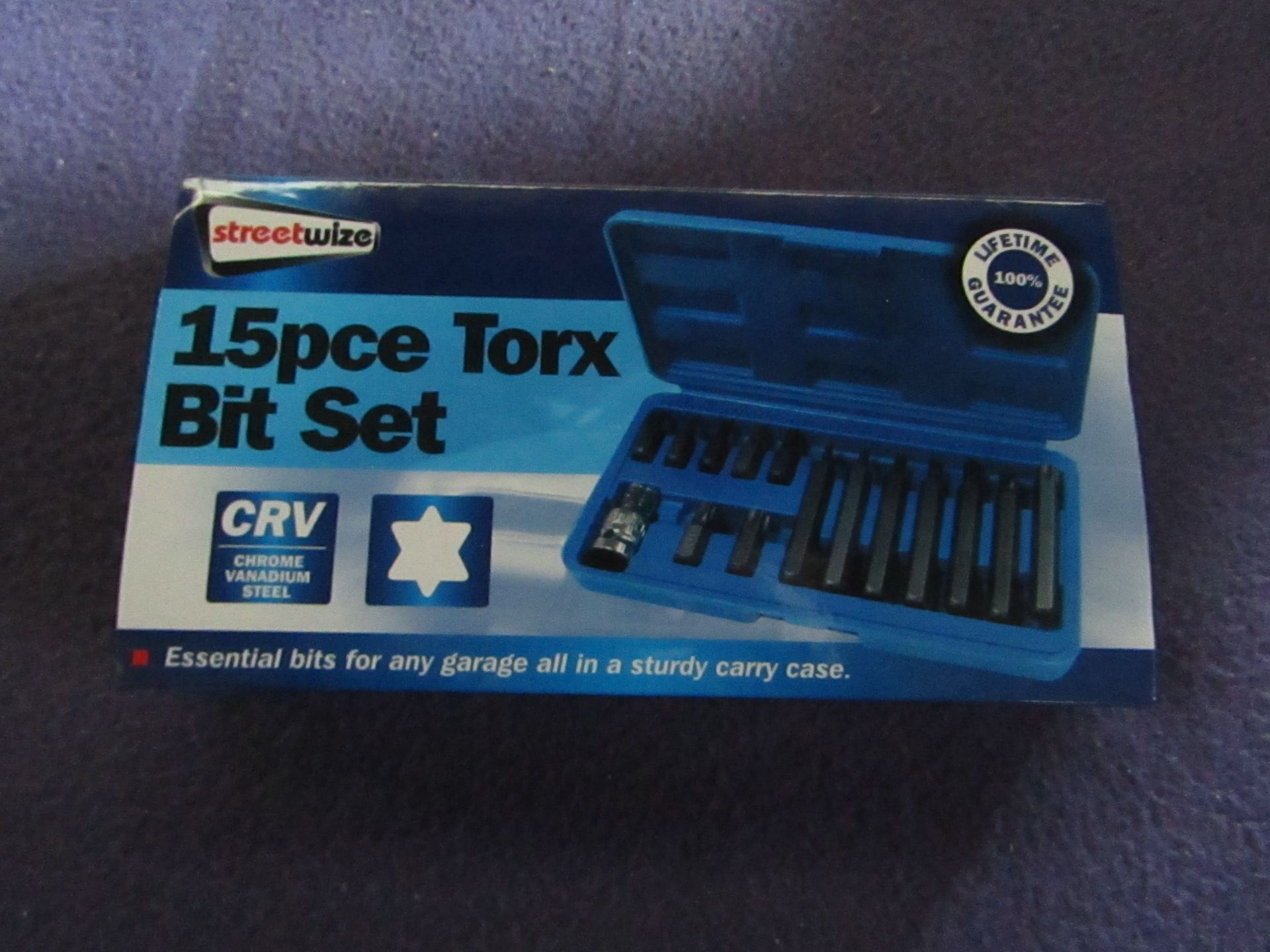 Streetwize - 15-Piece Torx Bit Set - New & Packaged.