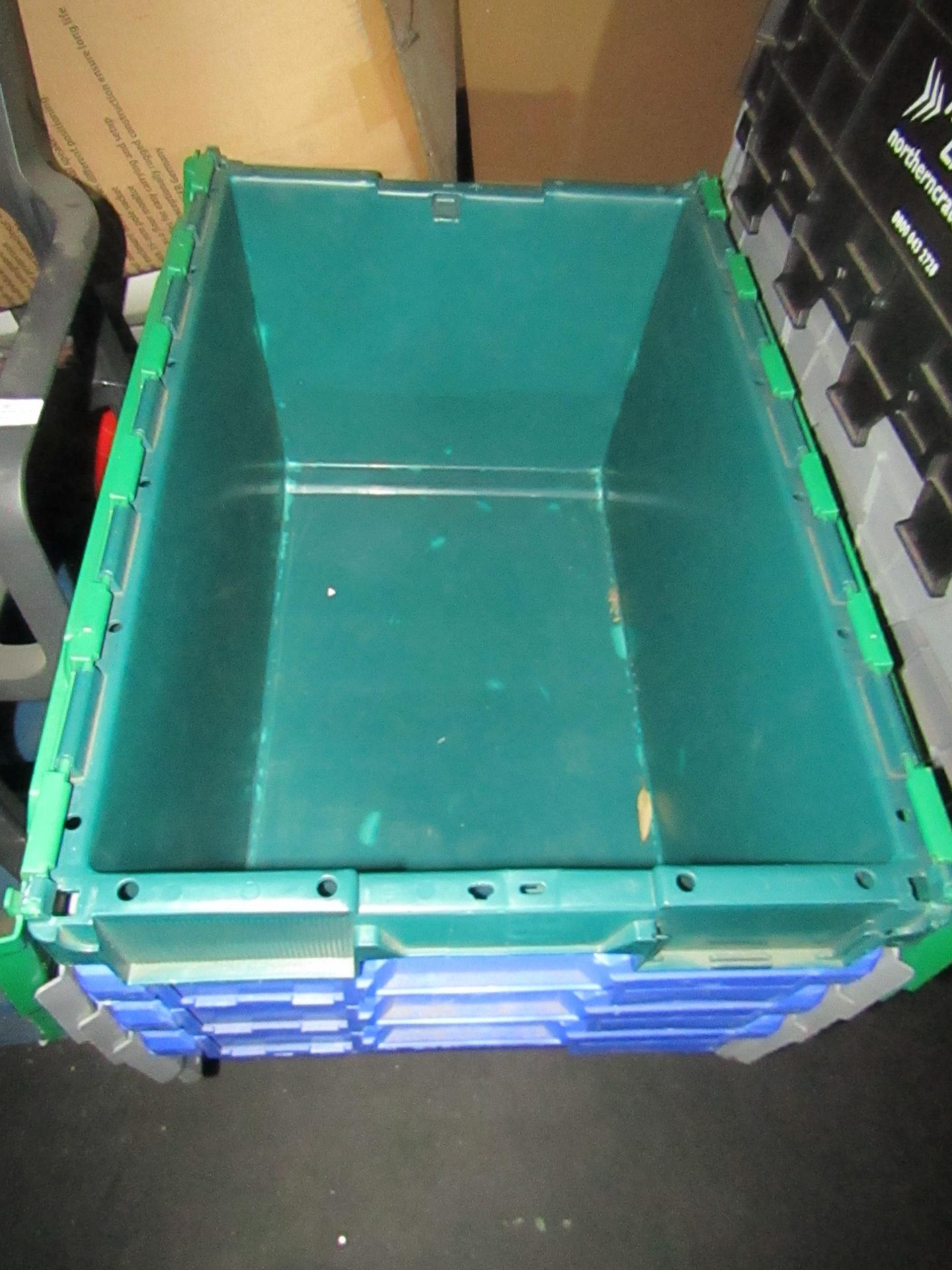 1x Large Plastic Crate Box - Vary Uses - Used Condition.