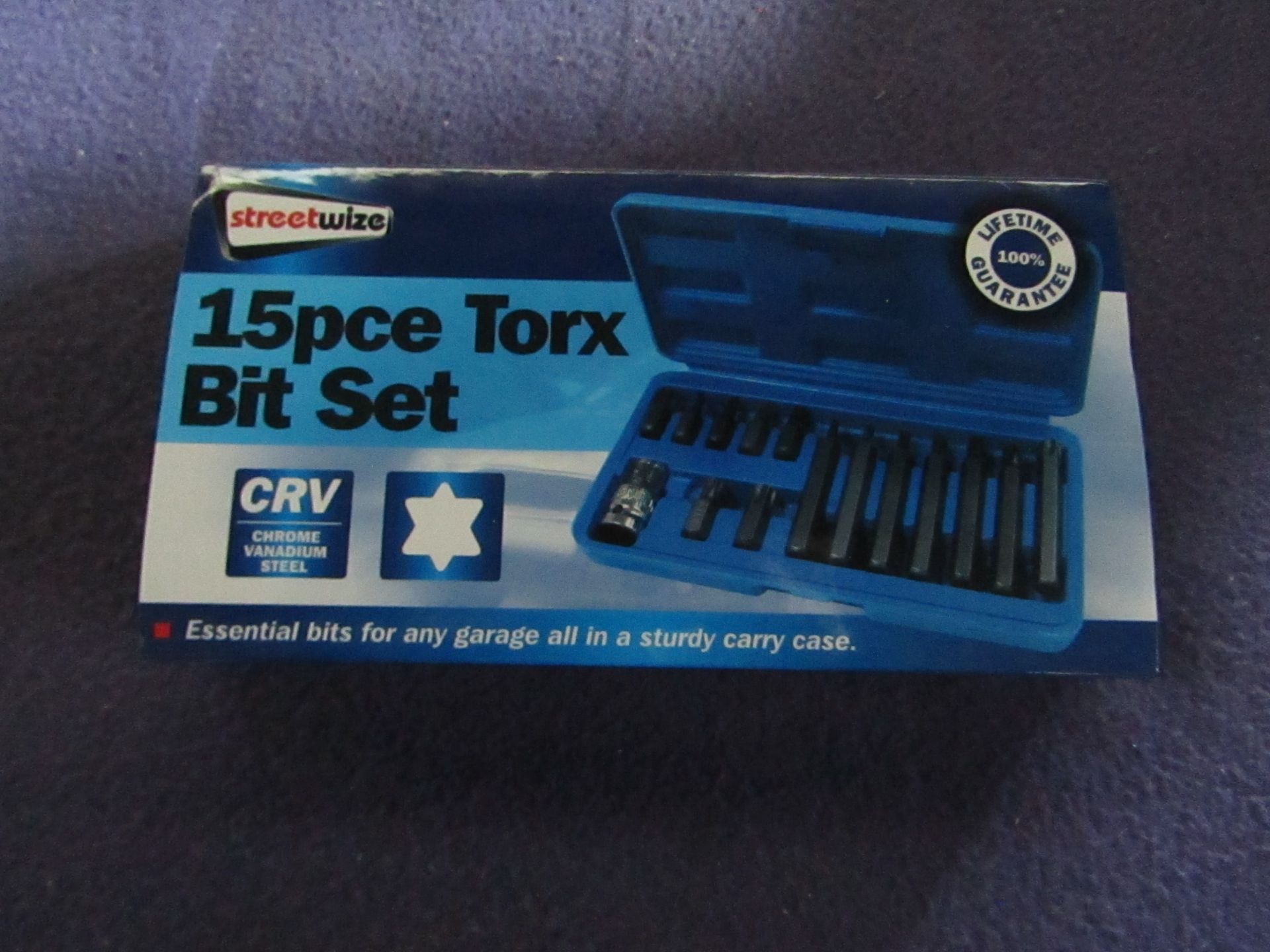 Streetwize - 15-Piece Torx Bit Set - New & Packaged.