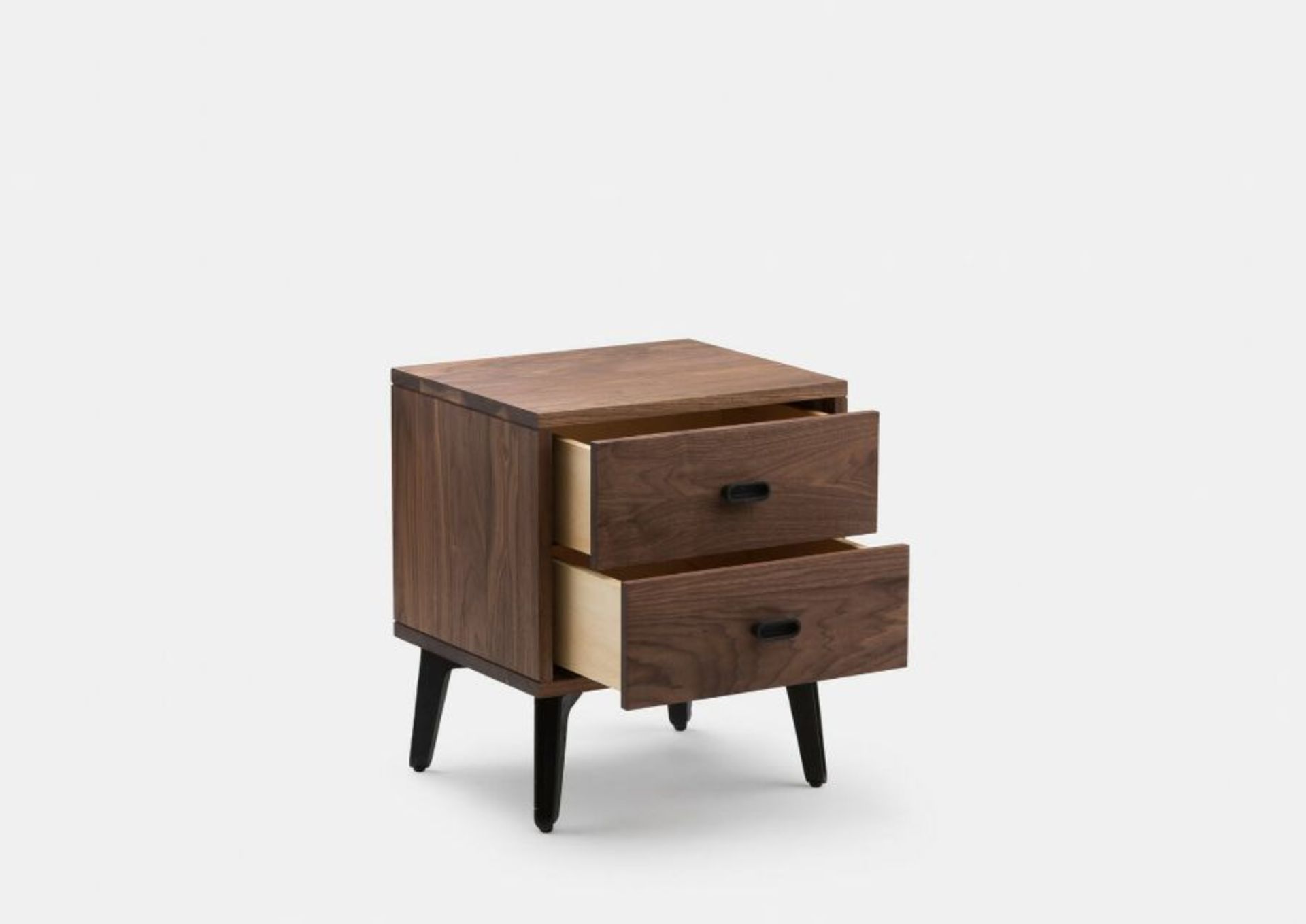 Heal's McQueen Oiled Oak & Iron Bedside Chest - RRP £2835 SKU HEA-APM-1015251-BC72 PID HEA-APM-00072