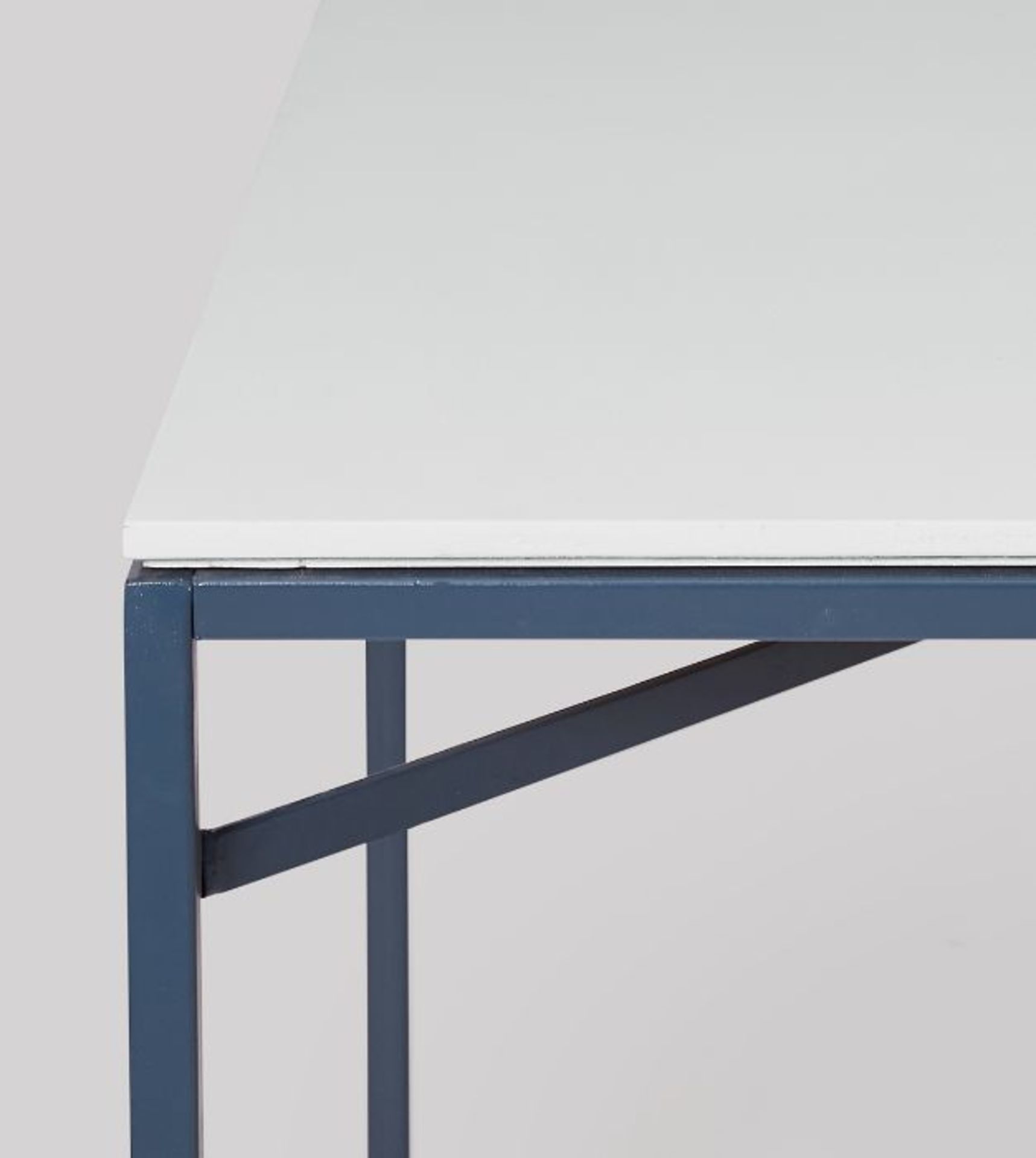 Swoon Docklands Dining Square Table Navy White RRP £199 SKU SWO-AP-neptunedintablesquawhi-B PID SWO- - Image 3 of 4