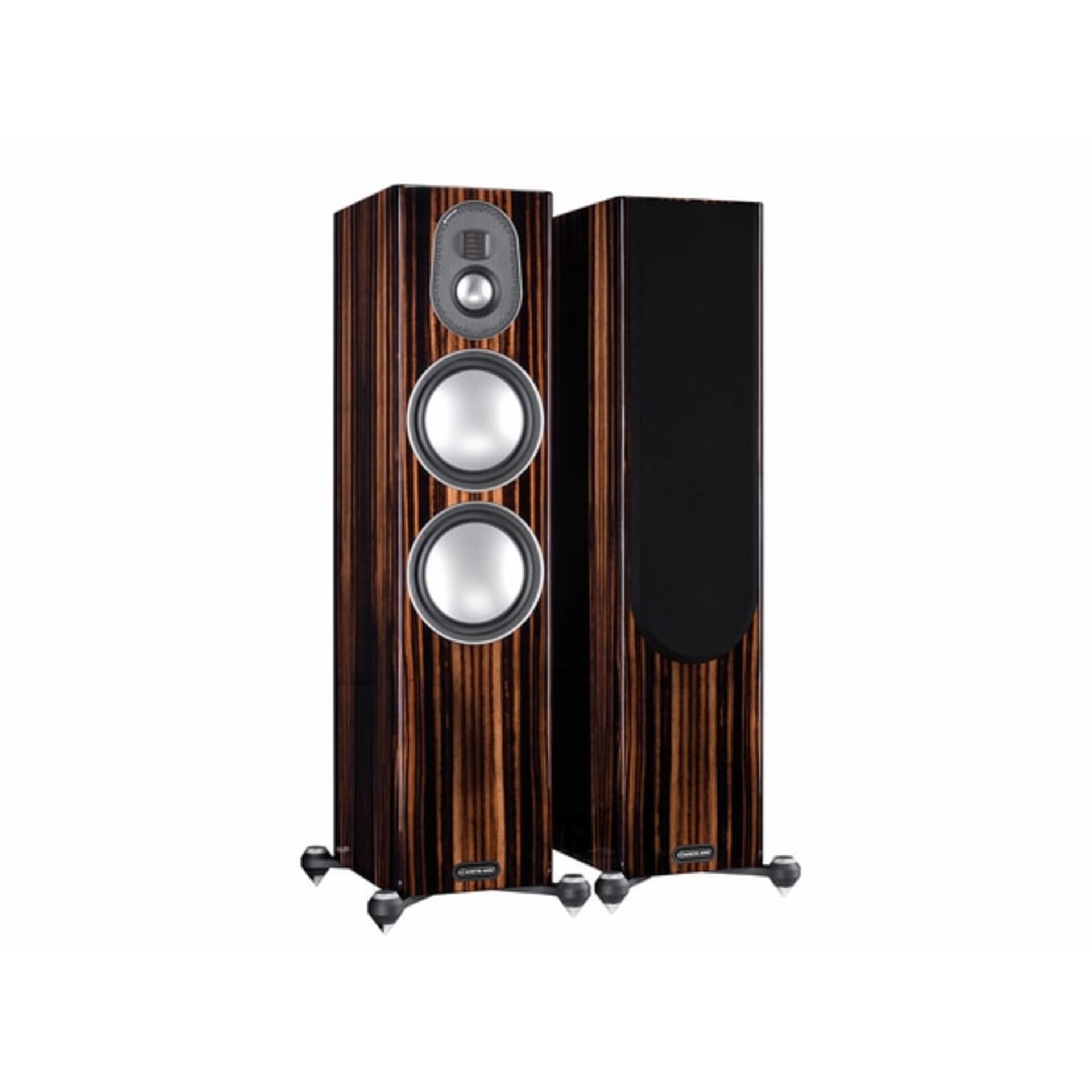 Monitor Audio Gold 300 (Dark Walnut) Floorstanding speakers, comes with feet, has a couple of - Image 2 of 5