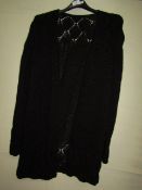 Open Fronted Cardigan Black Approx Size M-L New With Tags