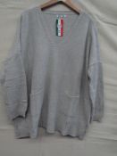 Nouva Moda Ladies Jumper Size Approx L/X/L Stone Colour New & Packaged