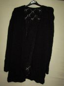 Open Fronted Cardigan Black Approx Size M-L New With Tags