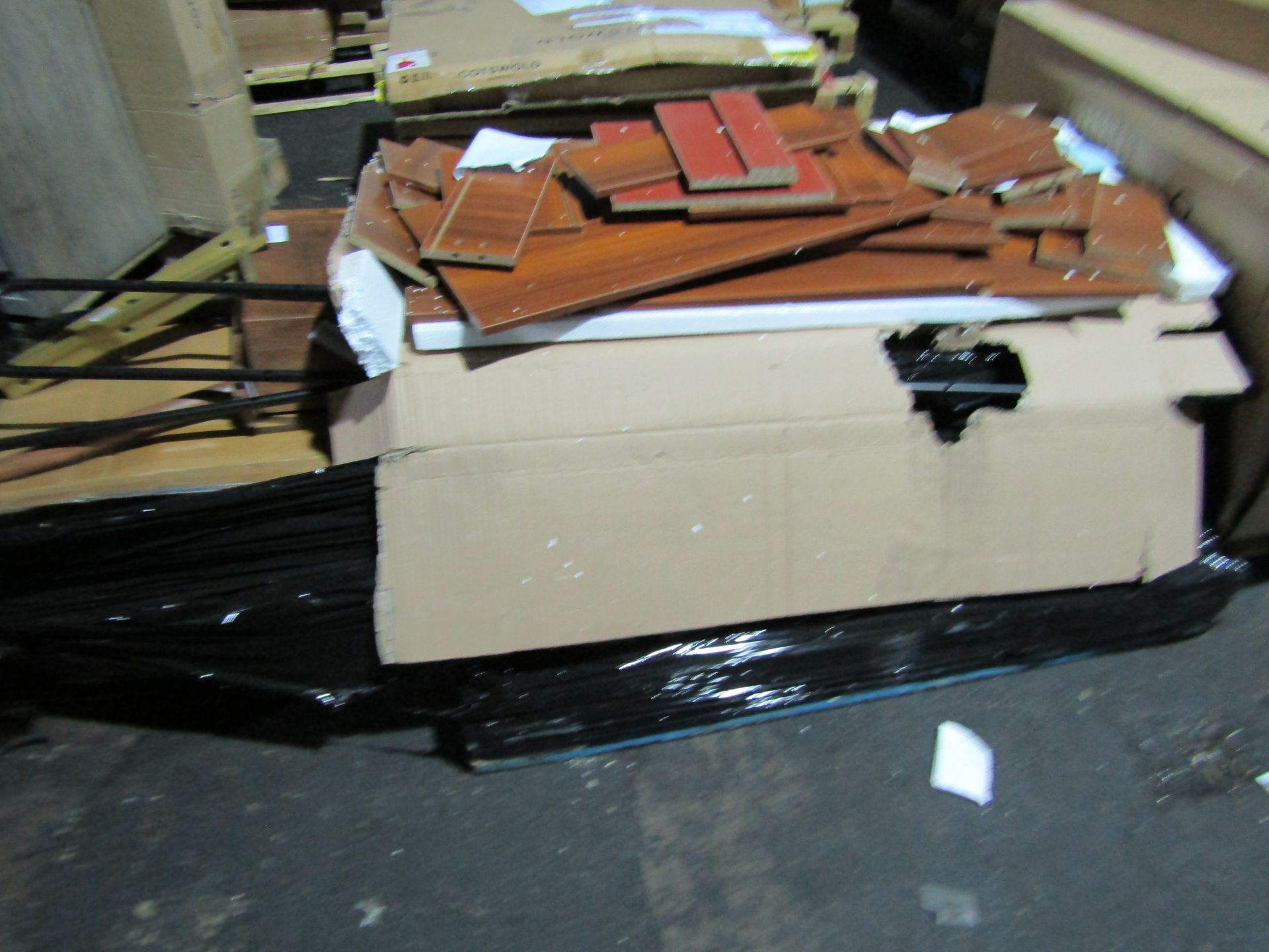 Pallet of various Furniture items. All unmanifested and unchecked