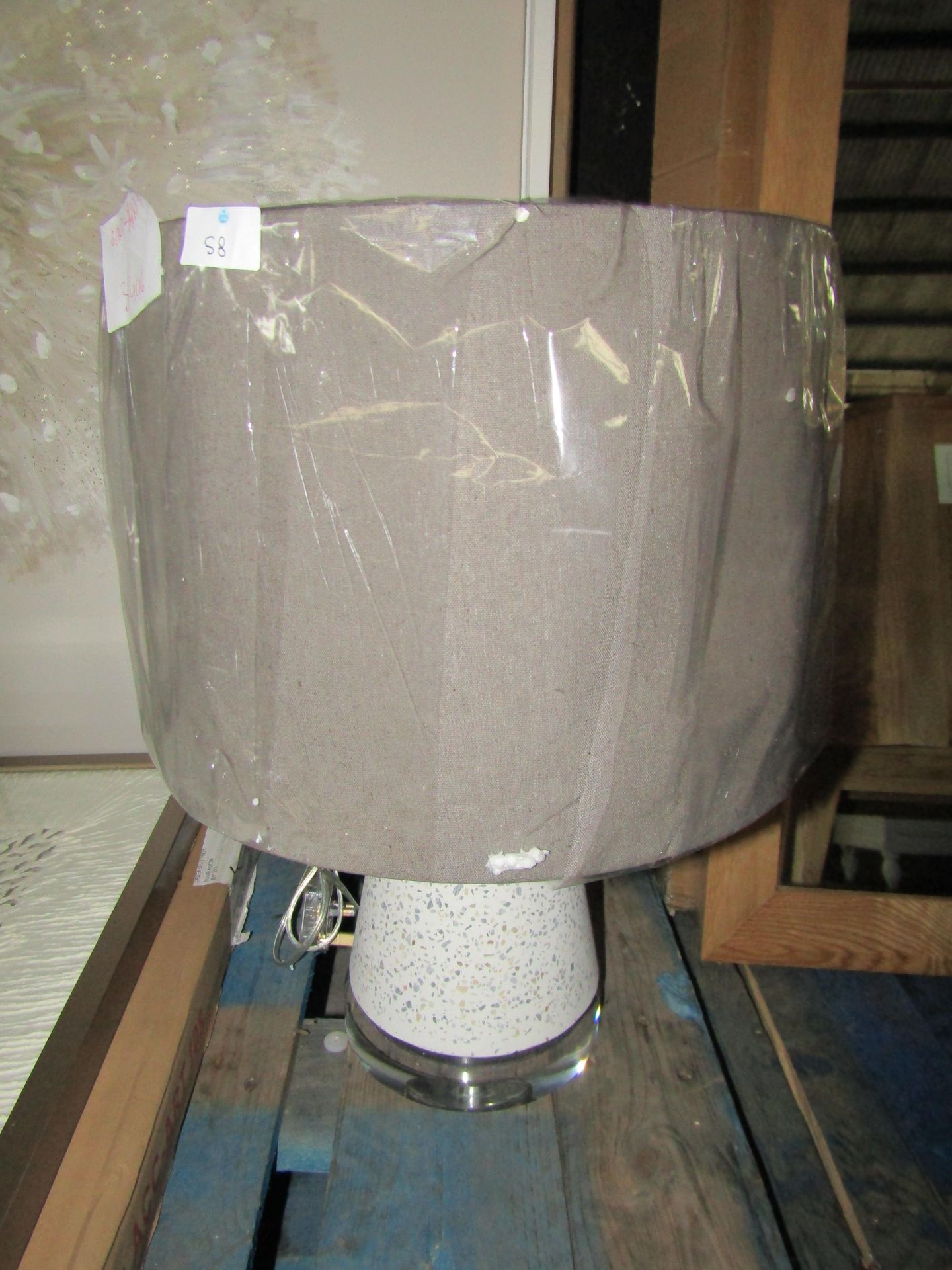 Oak Furnitureland Caravelle Terrazzo Table Lamp RRP Â£69.99