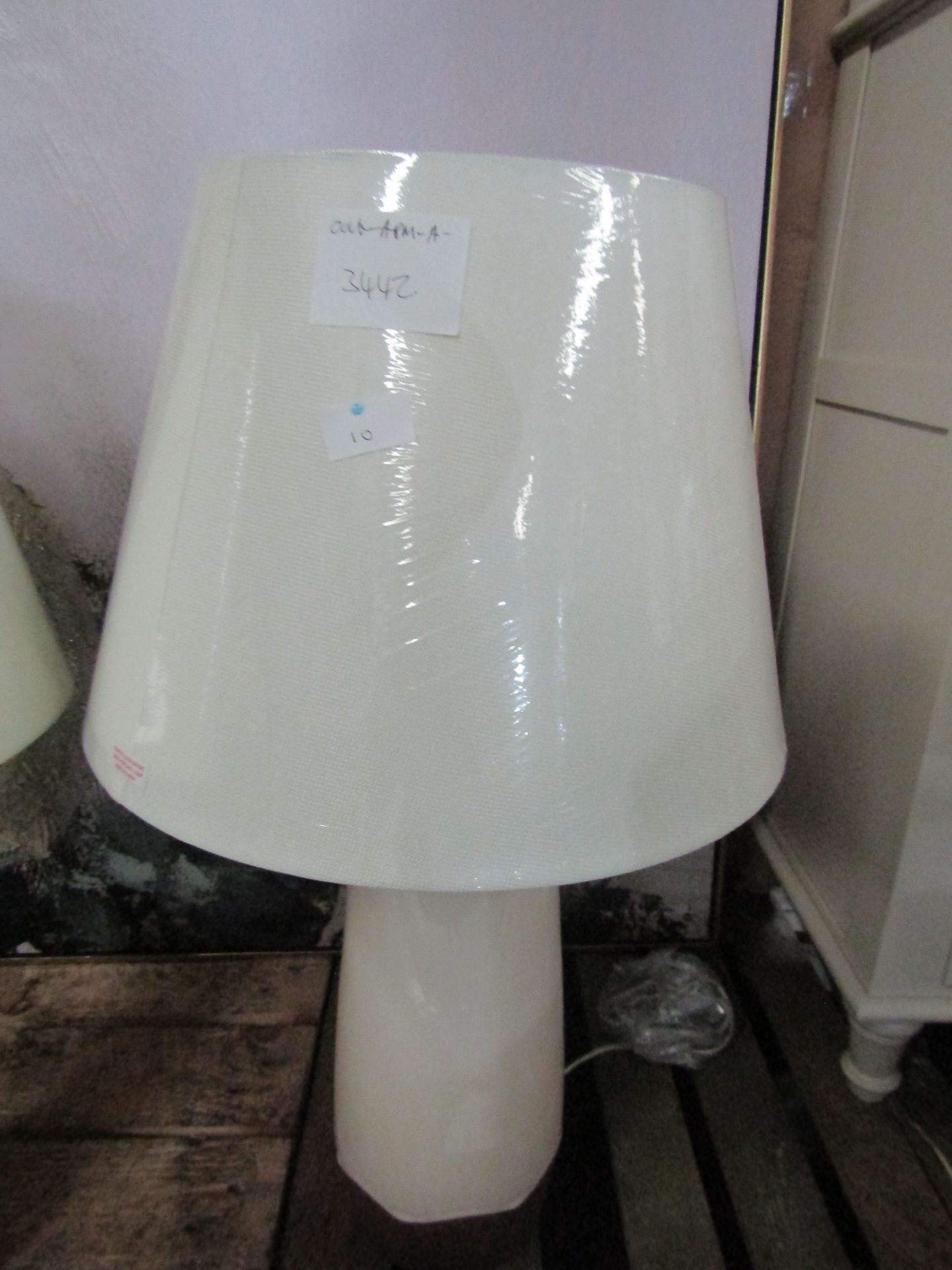 Oak Furnitureland Cavendish Ceramic Table Lamp RRP Â£44.99