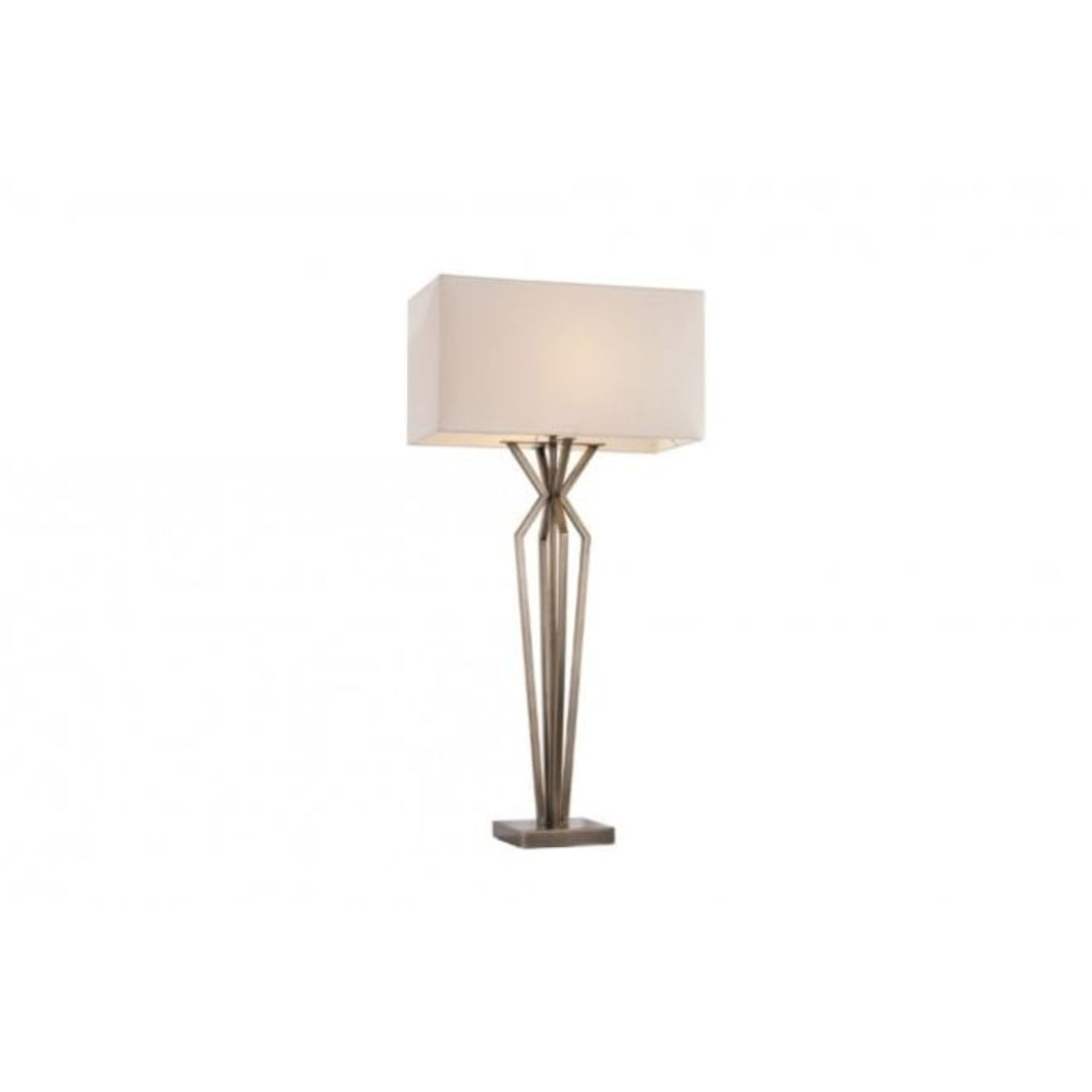 Rowen Homes Fate Statement Table Lamp With a velvet shade and featuring a mirrored glass base