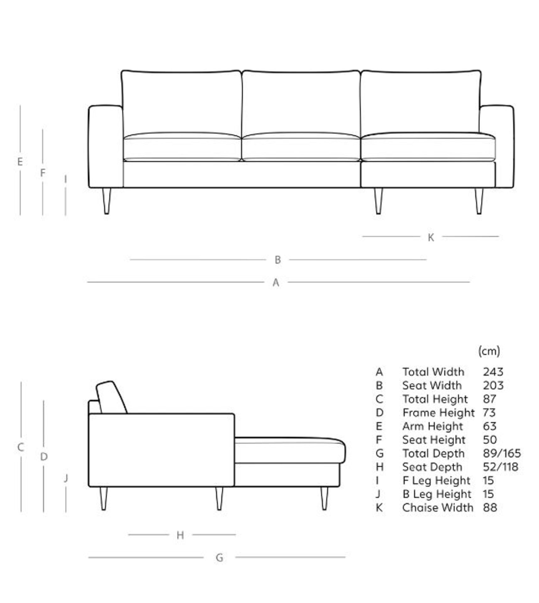 Swoon Evesham Right Hand Corner Sofa We say 'don't sit on it' when waiting to buy beautiful designs, - Image 7 of 7