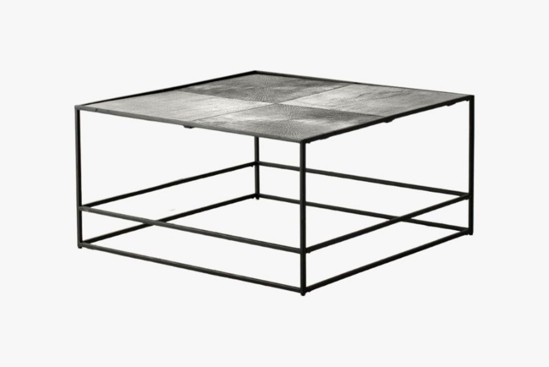 Chic and modern, the Hadston Coffee Table Antique Silver from Olivia's is sure to make a statement - Image 3 of 4