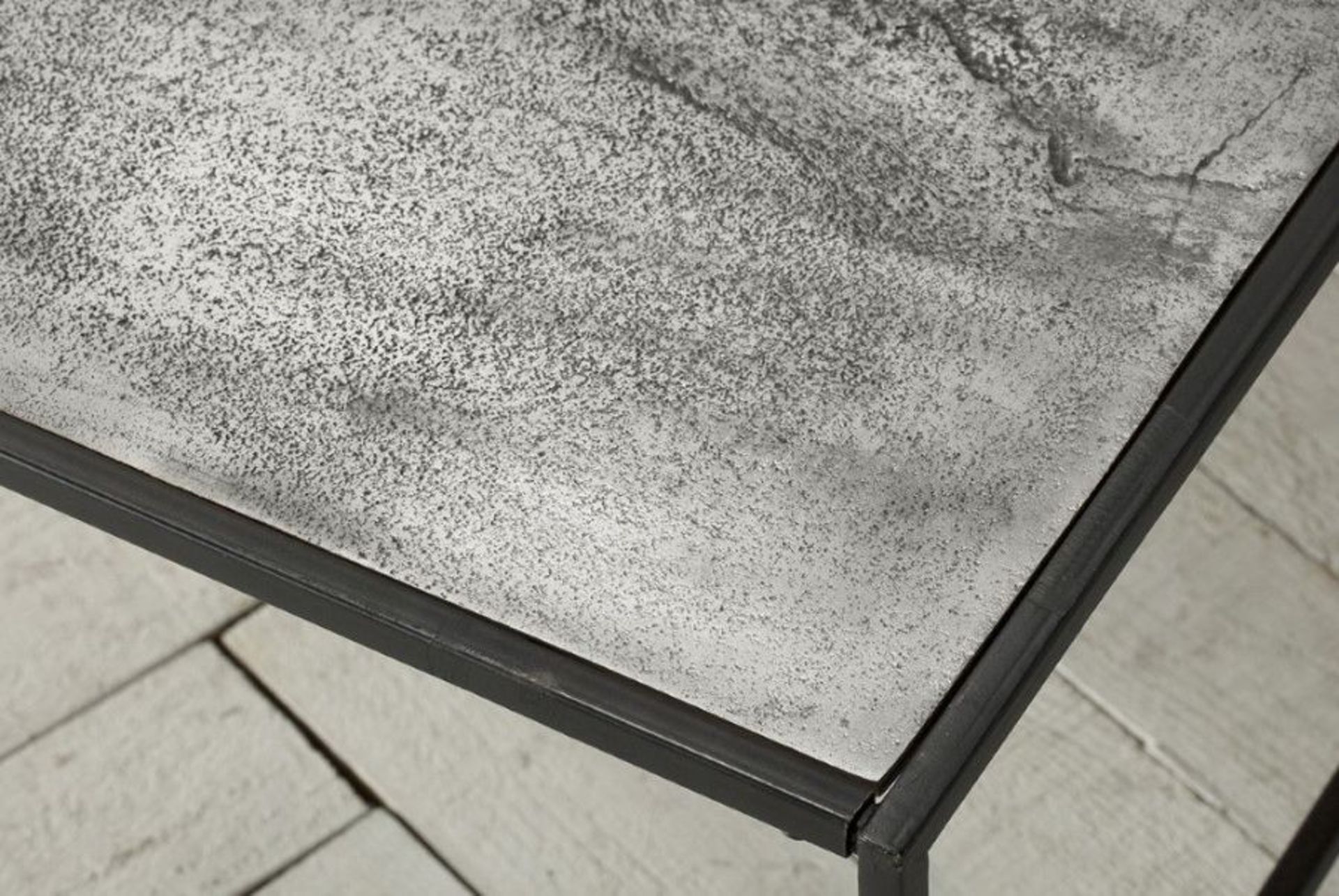 Chic and modern, the Hadston Coffee Table Antique Silver from Olivia's is sure to make a statement - Image 4 of 4
