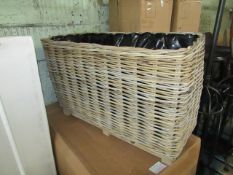 Cox & Cox Rattan Planter RRP Â£225.00