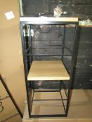 Lot 63 is for 2 Items from Heals total RRP Â£284Lot includes:Heals Tower Shelving Short Module Black