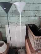 Heals Benjamin Uplighter Floor Lamp White RRP Â£269.00