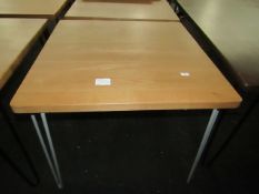 Heals Brunel Dining Table Square Oak RRP Â£469.00