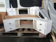 Cotswold Company Chalford Warm White Desk Top Hutch RRP Â£199.00