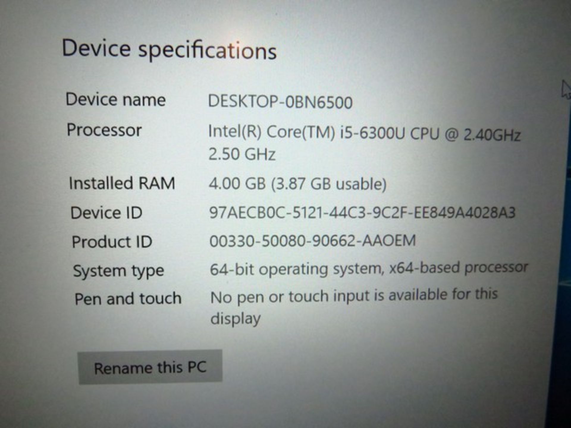 Lenovo think Pad 460 laptop, powers on and loads through to the home screen, comes in original box - Image 2 of 2