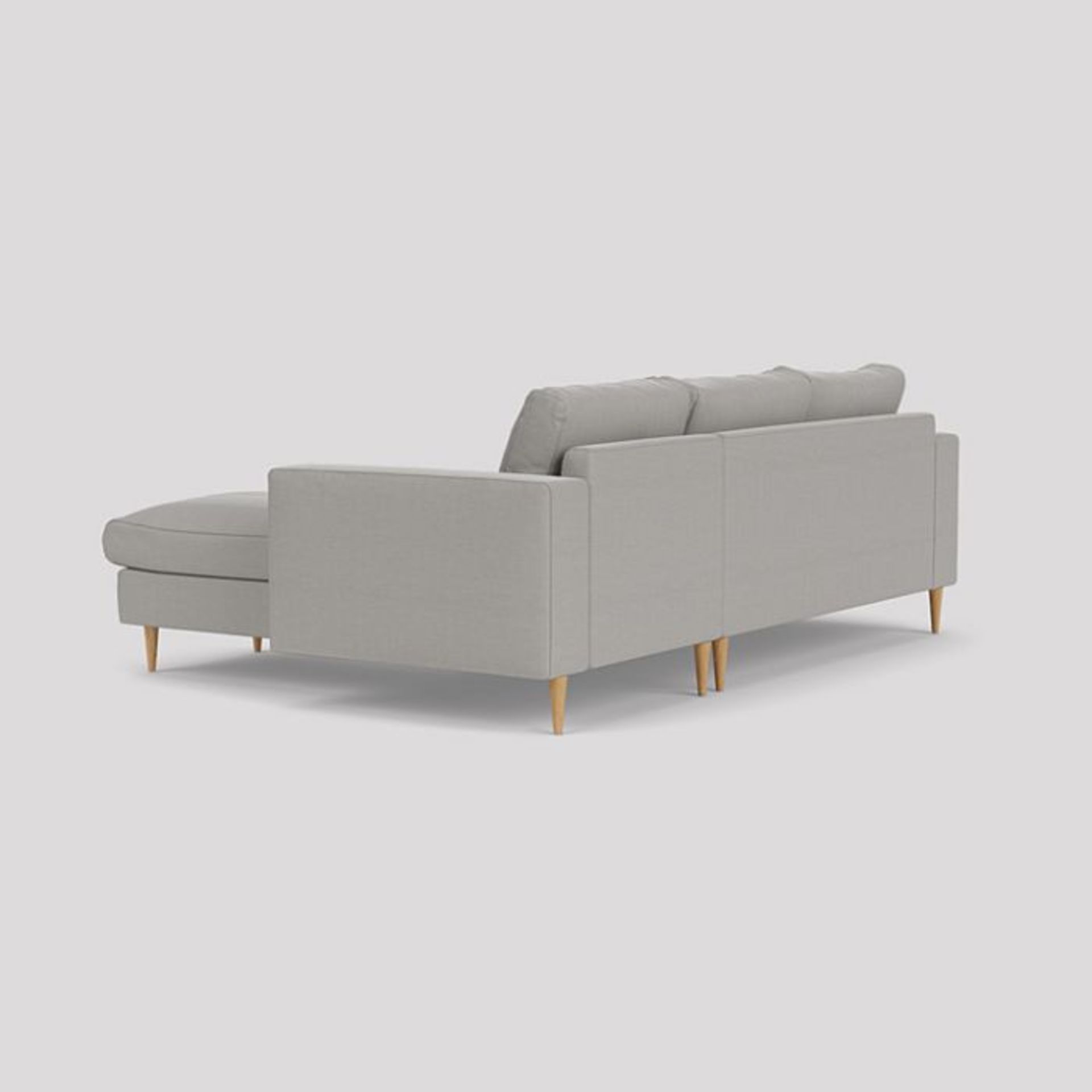 Swoon Evesham Stone Grey Linen Right Hand Corner Sofa - RRP 2349 SKU SWO-AP-Eveshamrcornerlinenston - Image 6 of 7