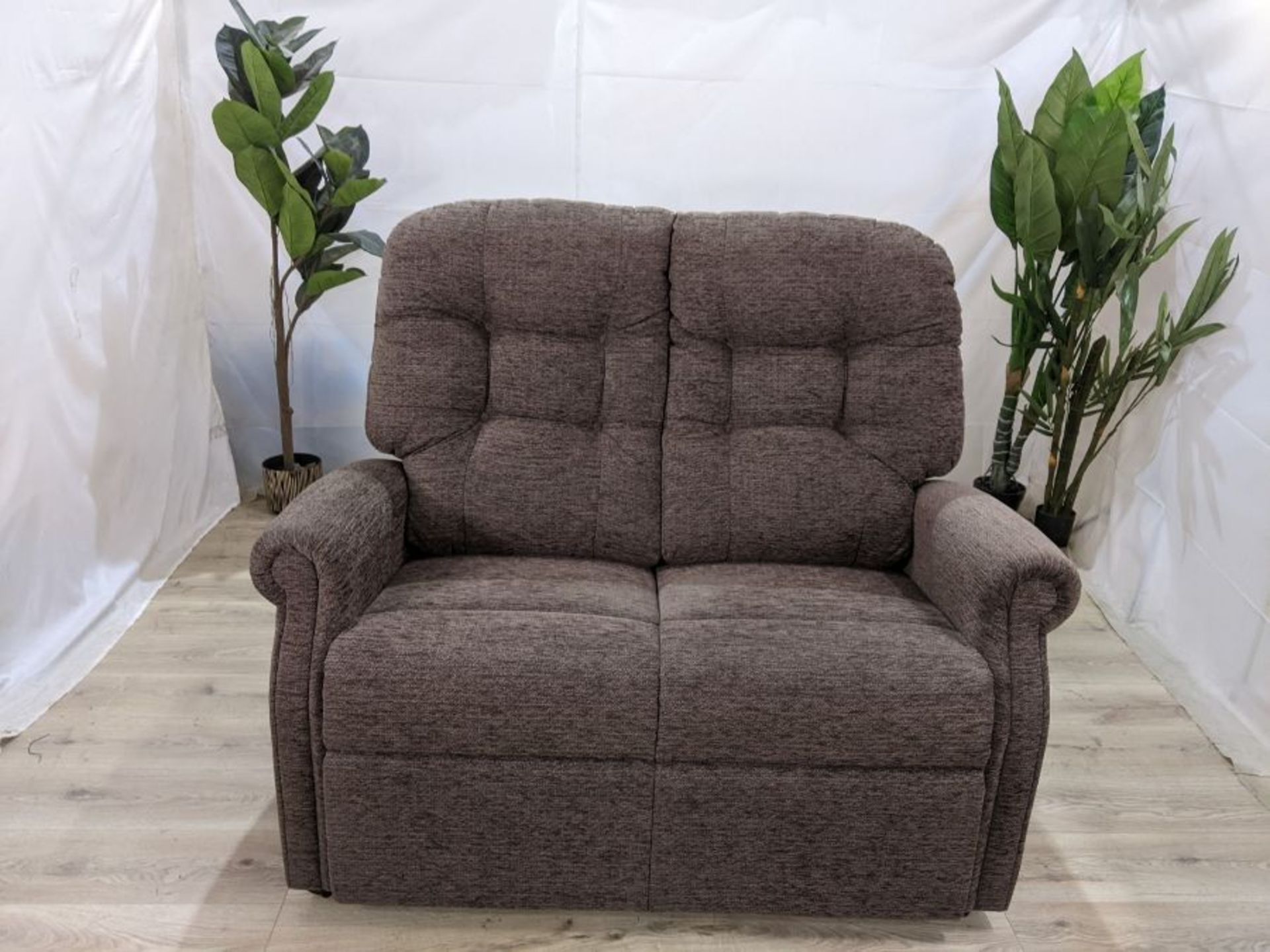 HSL Bicester Vienna Chocolate Castor Standard 2 Seater Sofa RRP 1020 SKU HSL-AP-FT010297335103VICH-