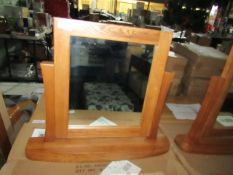 Oak Furnitureland Orrick Rustic Solid Oak Dressing Table Mirror RRP ¶œ139.99 (SKU OAK-APM-RVE026 PID