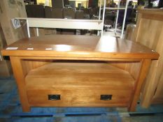 Oak Furnitureland Original Rustic Solid Oak Corner Tv Cabinet RRP ¶œ294.99 (SKU OAK-APM-RUS38 PID OA