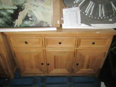 Oak Furnitureland Wiltshire Natural Solid Oak Large Sideboard RRP ¶œ379.99 (SKU OAK-APM-WTS003 PID O