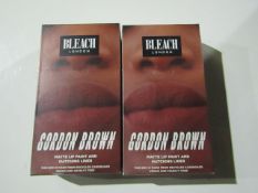 2x Bleach London - Gordon Brown Matte Lip Paint & Matching Liner - New & Boxed.