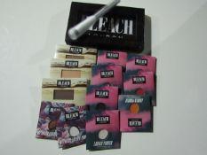 14-Piece Make-Up Set From Bleach London : 1x Make-Up Palette 1x Make-Brush 9x Assorted Colour's