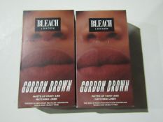 2x Bleach London - Gordon Brown Matte Lip Paint & Matching Liner - New & Boxed.