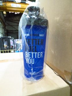 Pallets of New Branded "Blender Bottle" New Protein Shaker Bottles