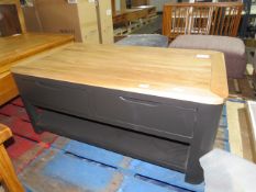 Oak Furnitureland Grove Dark Grey Coffee Table Solid Hardwood RRP ¶œ199.99 (SKU OAK-APM-GRV008 PID