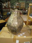 Cox & Cox Gilded Textured Vase RRP ¶œ75.00 SKU 1130366 (PLT 3RD AVE PALLET 64)