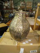 Cox & Cox Gilded Textured Vase RRP ¶œ75.00 SKU 1130366 (PLT 3RD AVE PALLET 64)