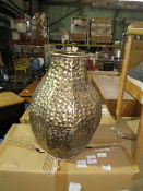 Cox & Cox Gilded Textured Vase RRP ¶œ75.00 SKU 1130366 (PLT 3RD AVE PALLET 64)