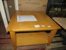 Cotswold Company Oakland Rustic Oak New Large Square Coffee Table RRP ¶œ229.00