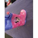 Minnie Mouse - Wellington Boots - Size 25 - Unused & Packaged.