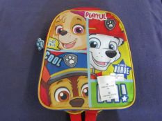 Paw Patrol - Backpack - Unused, No Packaging.