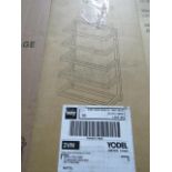 Lloyd Pascal - Chrome 5-Tier Wall Mounted Towel Rack - Unchecked & Boxed.