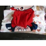 Minnie Mouse - Hooded Fleece Towel - Unused & Packaged.
