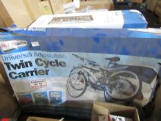 Streetwize - Universal Adjustable Twin Cycle Carrier - Unchecked, Box Damaged.