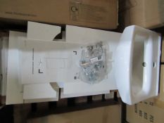 GoodHome - Veleka Fres-Standing Vanity & Basin Set 400mm - Looks Completely & Box, Viewing