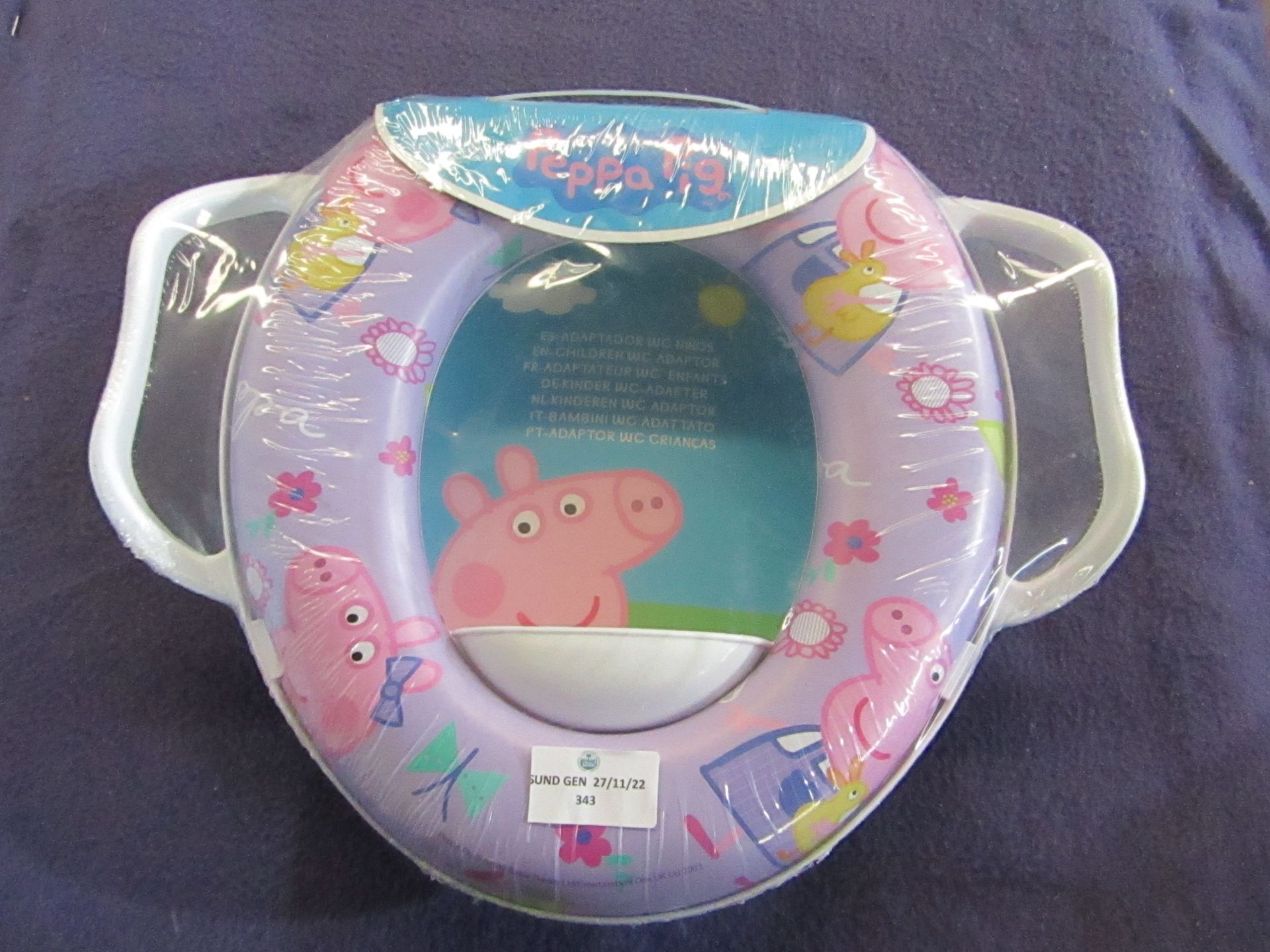 Peppa Pig - Children's WC Adapter Seat ( Girls ) - Unused & Packaged.