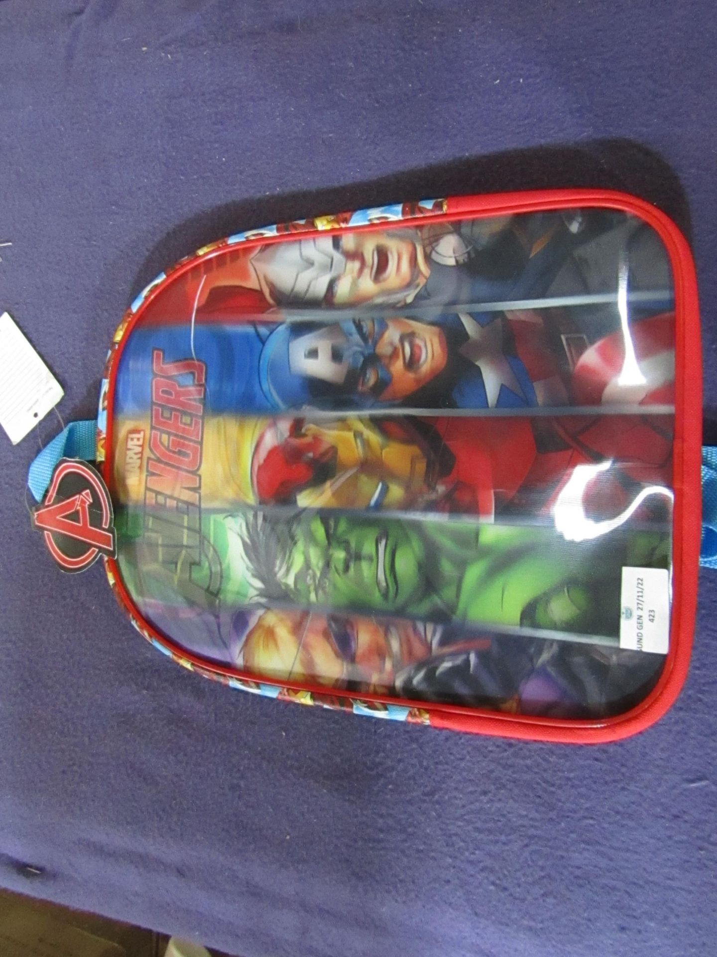 Marvel Avengers - Backpack - Unused, No Packaging.